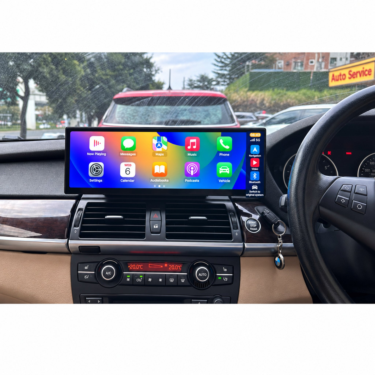 Navigation display with English interface