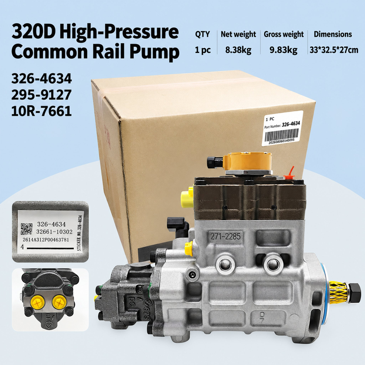 Product details and specifications in English
