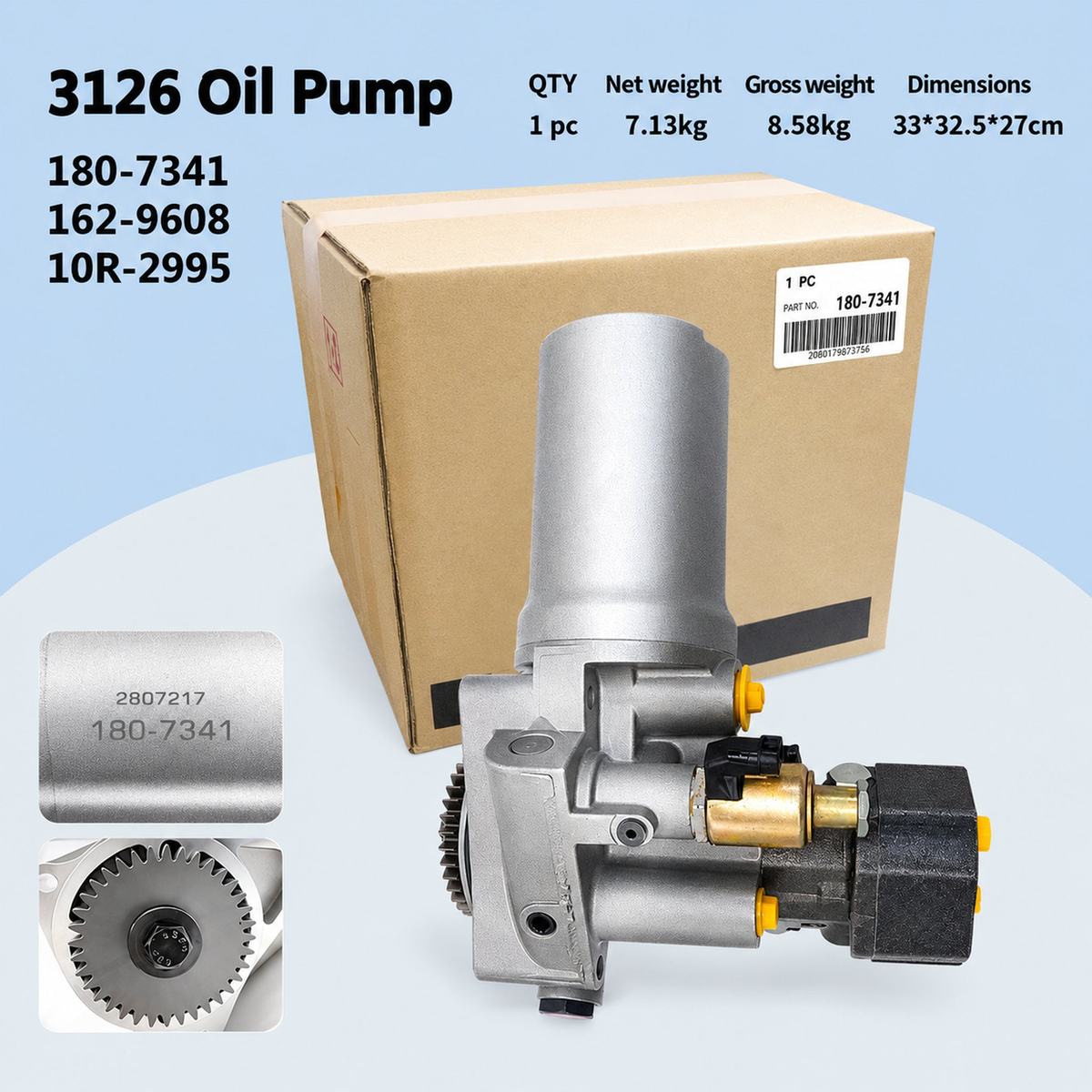 Product details and specifications in English