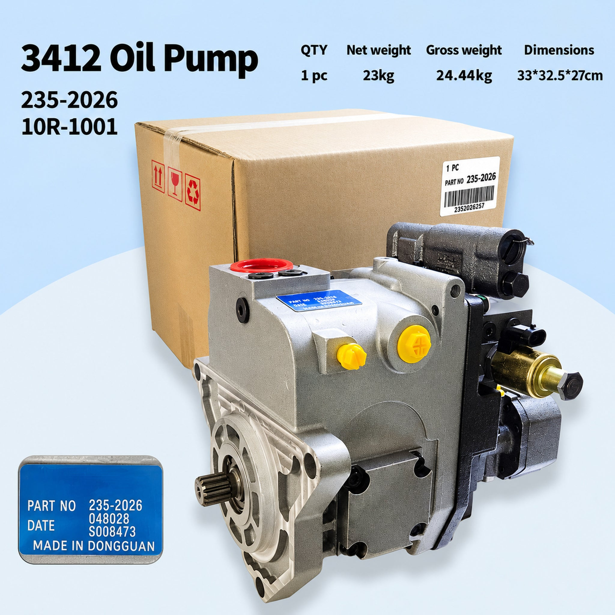 Product details and specifications in English