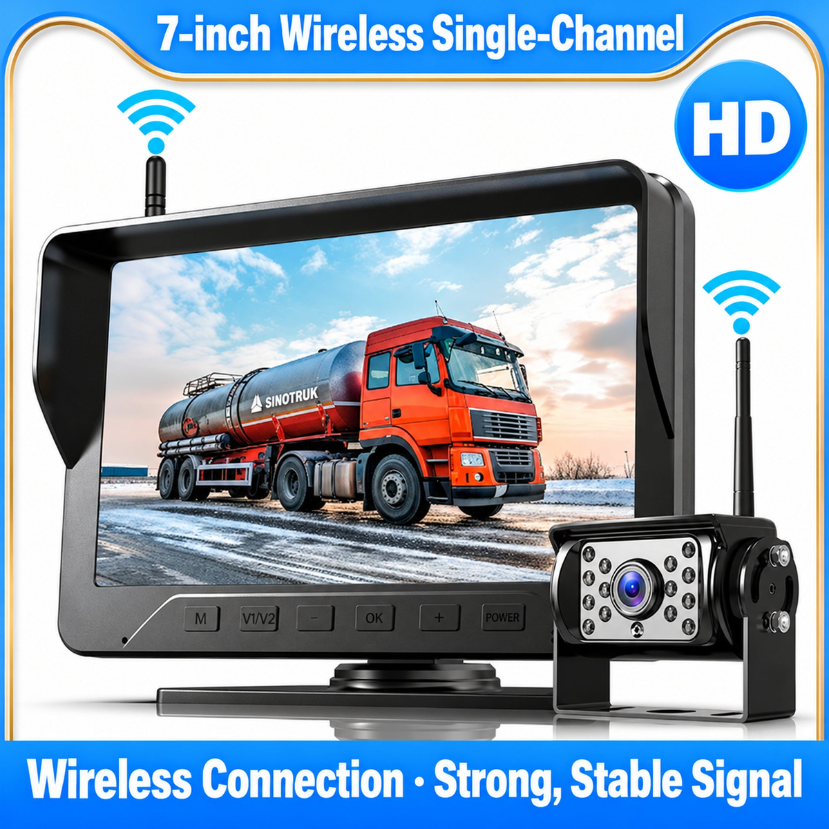 Product image with English text